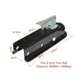 thumbnail image 2 of Black Trailer Coupler 2 X 2 Hitch Ball Coupling Straight Tongue 3500 Lbs RV Parts Camper Caravan Accessories ,Dependable Strength, 2 of 6