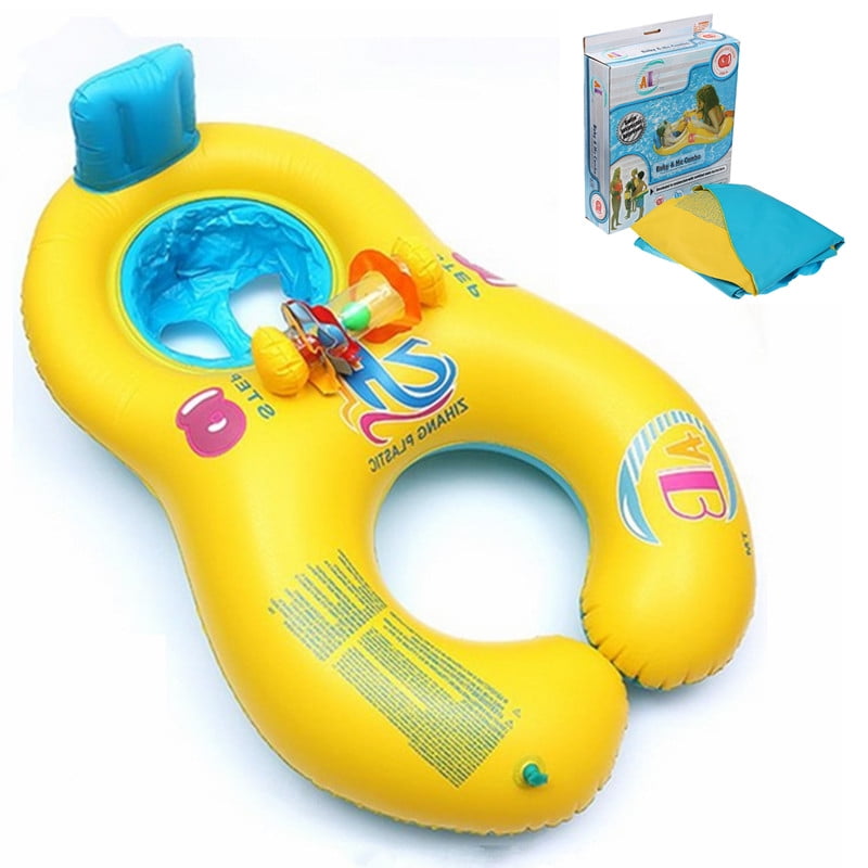 Baby Kids Swimming Inflatable Ring Safety Seat Float Raft Chair Pool Bathtub Toy 