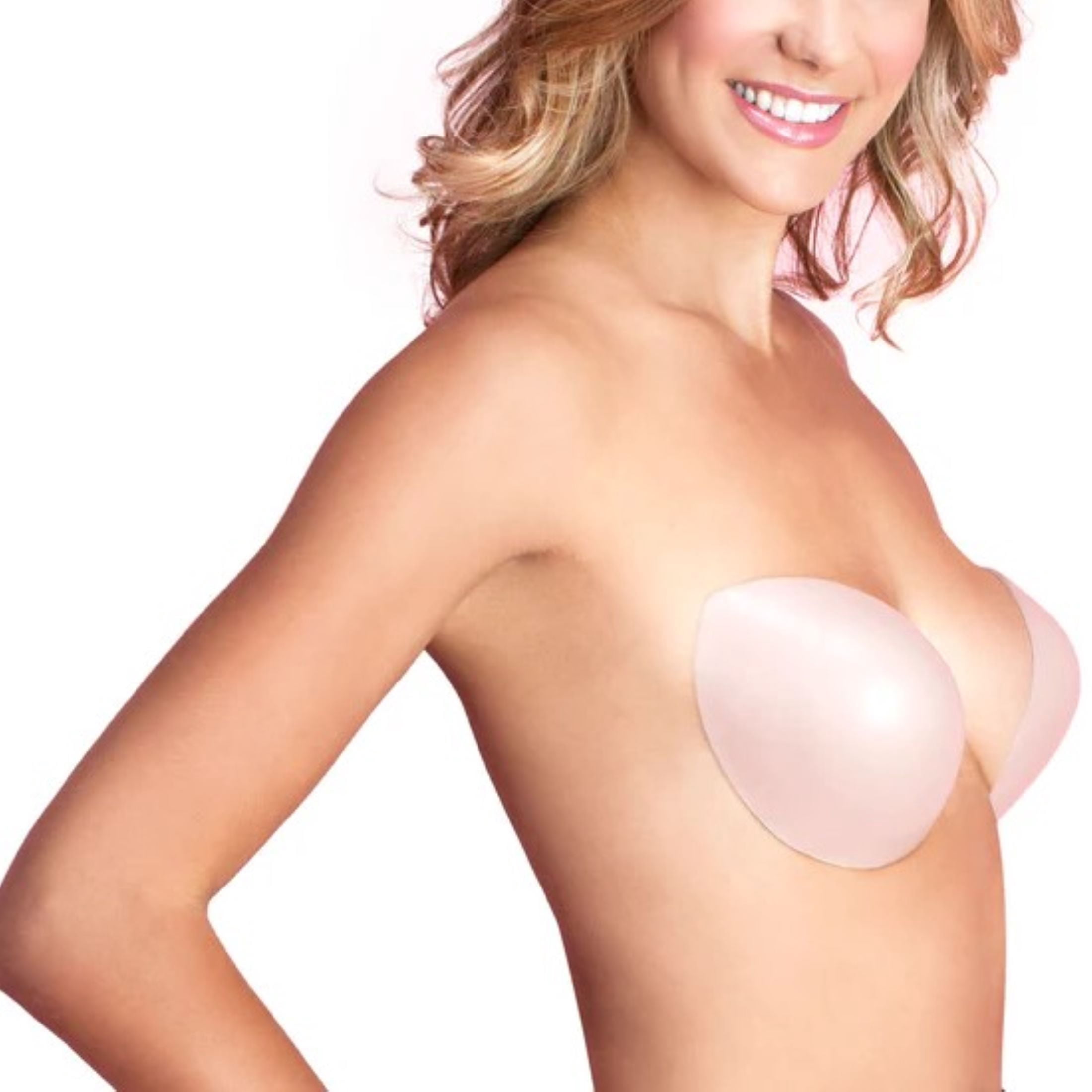 Fashion Forms Women's Adhesive Plunge Backless Strapless Push-Up Cups