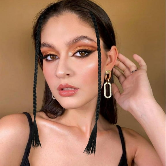 FOMIYES Braid Hair Extensions 2Pcs Color For Work And Dances Girls