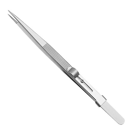 FRCOLOR Stainless Steel Tweezer Multipurpose Tweezer Anti-Static Tweezer for Jewelry Making
