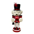 thumbnail image 5 of Nutcracker Doll Wooden Bear Figure 25cm Festive Ornament for Christmas Table Centerpiece Party Decoration, 5 of 9