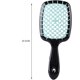 thumbnail image 3 of Cepillo de paleta para desenredar, dientes anchos, cojín de aire, peine, cabello húmedo y seco, desenredar, masaje del cuero cabelludo, herramienta de peluquería DIY para mujeres, 3 of 5