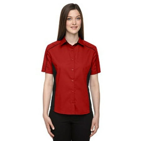 - North End Fuse Ladies' Color-Block Twill Shirt Button Down 77042