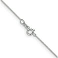 thumbnail image 4 of 14K White Gold Carded .5mm Box Chain (16 X 0.5) Made In South Africa 5bw-16, 4 of 5