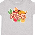 thumbnail image 4 of Inktastic Fiesta with Sombrero Taco Cactus Lime Red Pepper and Guitar in Background Boys or Girls Toddler T-Shirt, 4 of 5