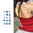 thumbnail image 2 of 4pcs tatuajes impermeable cuerpo tatuaje pegatina flor tatuaje pegatina para hombres mujeres Hugtrwg Para estrenar, 2 of 9