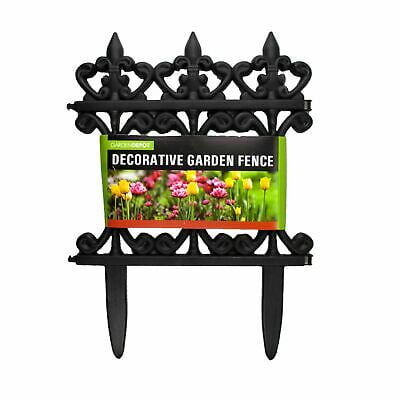 Plastic Decorative Garden Fence Landscape Edging Border Spike Section Canada - Decorative Garden Fence Edging Plastic Decorative Garden Fence Landscape Edging Border Spike Section Canada - Decorative Garden Fence Edging