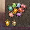 thumbnail image 4 of 50 Pcs Mini Resin Turtles for Crafts Tiny Sea Turtle Figurines Glow in The Dark Marine Animals Miniatures for Garden Moss Landscape Fairy DIY Projects Cake Toppers Nail Art Decoration, 4 of 8