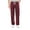 Burgundy, variant on Men's Drawstring Fleece Lined Athletic Sport Fitness Gym Jogger Sweat Pants (Olive, 6XL)