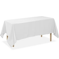 10 Pack - Lann's Linens Polyester Tablecloth - 60" x 126" Rectangular - White