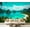 Color 2, variant on Wall Mural Peel and Stick Tropical Lagoon Bay Turquoise Water Palm Trees Limestone Islands Self-Adhesive Wallpaper Removable Wall Decal Wall Sticker Home Decor for Living Room Bedroom 100"x144"