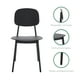 thumbnail image 5 of Set 4 Sillas de Comedor TOP LIVING de Plástico Respaldo Ovalado Negro, 5 of 8