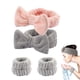 thumbnail image 1 of Puños de pulsera con diadema para lavado de cara Maquillaje femenino para evitar derrames de líquidos Juego de 4 piezas, 1 of 6