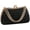 Black, variant on Women's Rhinestone Glitter Handbags with Chain Shoulder Clutch Purse Shiny Evening Bags for Party