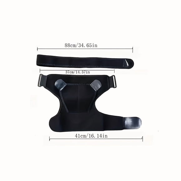 HLONK Unisex Sports Shoulder Strap with Dual Compression Support  Ice Pack Compatible for Left or Right Shoulder