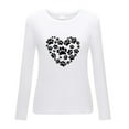 thumbnail image 3 of Chandail Décontracté pour Femmes Motif Patte d'Ours Amour Manches Longues Tupper, 3 of 4