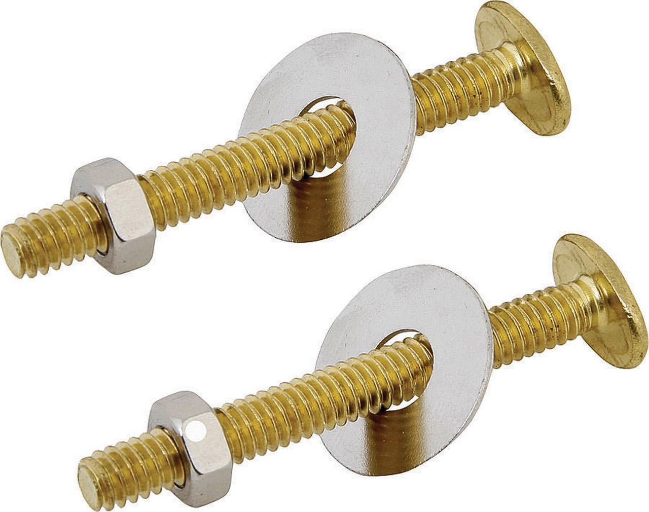 Worldwide Sourcing Toilet Bolt Set Brass Plated