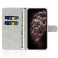 thumbnail image 2 of For iPhone 17 Case PU Leather Wallet Card Slots Glitter Phone Cover - Silver, 2 of 5