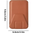thumbnail image 5 of SOWINK Magsafe Card Holder for iPhone, Phone Wallet, PU Card Holder Compatible with iPhone,Brown, 5 of 11