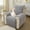 Grey, variant on LKJYER Plush Recliner Slipcover Faux Fur Fluffy Recliner Chair Slipcover Non Slip Back Cover Super Soft Reclining Couch Cover Soft Comfort Sofa Slipcover Washable Furniture Protector
