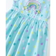 thumbnail image 6 of Little Girls Clothes Little Girls Polka Dots Dress 5T Girls Summer Dress 6Y Girls Sundress Sleeveless Dress with Cute Bag Blue, 6 of 7
