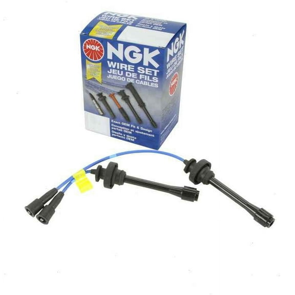 NGK Spark Plug Wire Set compatible with Mitsubishi Eclipse 2.4L L4 2000-2005