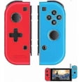 thumbnail image 1 of Joystick pour Switch, Manette de Jeu Joystick Bluetooth Sans Fil Switch Pro (Rouge Bleu), 1 of 5