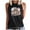 Black, variant on My Heart is on That Field Tee Baseball Softball Mom Gifts Tank Top Womens Game Day Sleeveless Shirts Gym Workout Tanks