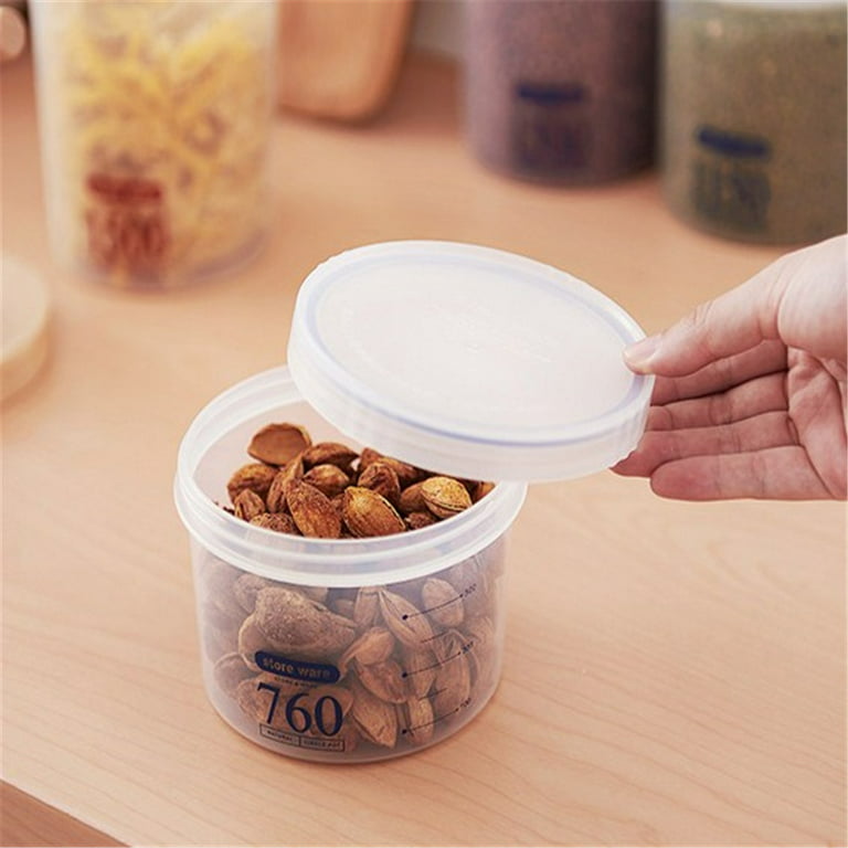 Plastic Cereals Storage Box Kitchen Pantry Organizer Airtight Dry