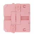 thumbnail image 4 of Estante de lectura plegable y portátil con bordes redondos, ABS, resistente a arañazos, para biblioteca escolar, color rosa, 4 of 14