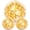 Gold, variant on 3 Pcs Inflatable Beach Ball 16 Inch Glitter Summer Swimming Pool Disco Balls with Confetti Floatable Blow up Toys Decorations for Beach Wedding Outdoor birthday Party Favor(Silver)