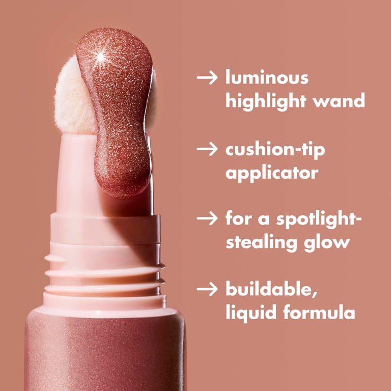 e.l.f. Cosmetics Halo Glow Highlight Beauty Wand Liquid Gold 0.33 fl oz
