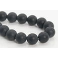thumbnail image 3 of K-KED Natural Matte Black Onyx Beads Grade A Round Gemstone Loose Beads 6/8/10mm 15"-6 mm, 3 of 6