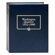 Whitman US Washington Quarter Coin Album 1932 - 1990 #9122