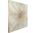 thumbnail image 5 of 40" x 40" Radial Starburst Framed Wall Art with Gold Aluminum Frame, by CosmoLiving by Cosmopolitan, 5 of 7