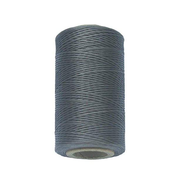 yuksok 260M 150D 0.8mm Flat Waxed Thread Sewing Stitching Leathercraft Dark Grey