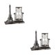 thumbnail image 3 of Advancent Iron Hourglass Sand Timer Table Centerpiece for Desktop Kitchen Plata 2piezas, 3 of 6