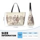 thumbnail image 4 of Fotbe Cowboys Riding Horses Bolsa de Viaje para Playa - Resistente al Agua, Bolsa Tote de Gran Capacidad y Ligera con 7 Bolsillos para Mujeres y Hombres, 4 of 7