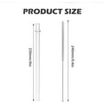 thumbnail image 6 of Straws for YETI, 4 pcs Reusable Tumbler Replacement for YETI Straw Lids, 9 inch Plastic Clear Drinking Straws Set with 2 Cleaning Brushes, 6 of 6