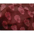 thumbnail image 4 of oneOone Silk Tabby Fabric Floral Block Print Fabric By Yard 42 Inch Wide, 4 of 4