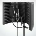 thumbnail image 1 of Ecran de Filtre à Réflexion de Microphone Pliable Portable, 5 Panneaux, 1 of 8