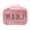 Peach Red, variant on Mahjong Storage Bag, Transparent Waterproof Portable Mahjong Tiles Storage Bag, Large Capacity Mahjong Accessory Organizer