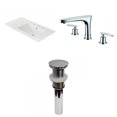 thumbnail image 1 of American Imaginations 35.5-in. W 3H8-in. Ceramic Top Set In White Color - Drain Incl. AI-33015, 1 of 9