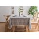 thumbnail image 1 of Borla Mantel A Cuadros De Algodón Y Lino Mantel De Mesa De Centro Mantel Cuadrado Lavable Cubierta De Mesa De Cocina Para Mesa De Comedor, Mezcla De Algodón, 140*180 Cm, Gris Japonés WD.WDQZL Hogar, 1 of 5