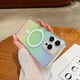 thumbnail image 4 of For iPhone 15 Pro Case Compatible with MagSafe Acrylic + TPU Gradient Phone Cover, 4 of 5