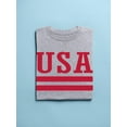 thumbnail image 3 of Usa  Underlined Women T-Shirt, Female x-Large, 3 of 4