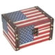 thumbnail image 3 of Caja de almacenamiento de joyas Sailing cofre del Tesoro vintage organizador antiguo de madera, 3 of 10