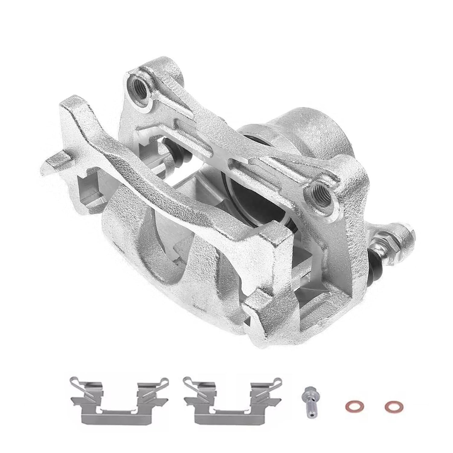 Detroit Axle - Front Brake Calipers for 2013-2021 Nissan Altima 2014-2017 Leaf, 2014 2015 2016 2017 2018 2019 2020 Disc Brake Calipers with Brackets Assembly Replacement