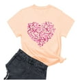 thumbnail image 3 of Frostluinai Breast Cancer Shirts for Women Pink Ribbon Short Sleeve Crew Neck T-Shirts Inspirational In October Shirt Women Gifts, 3 of 4